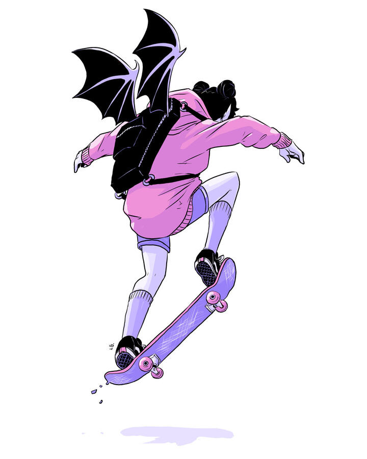 Pepper skateboarding test