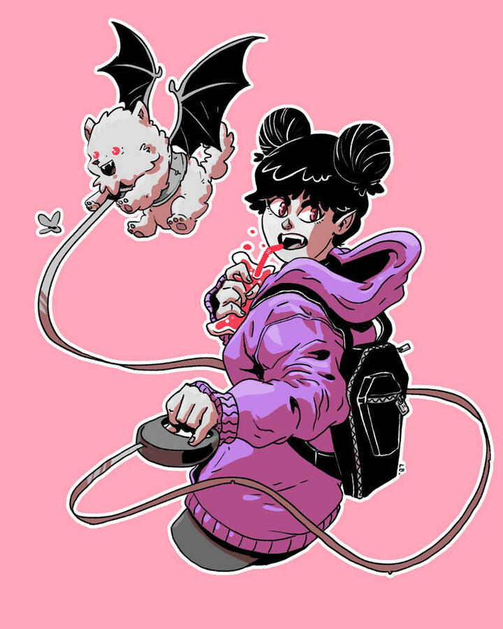 Very first Pepper and Shroom drawing