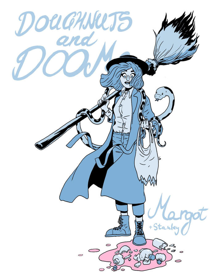 Margot and Stanley from Doughnuts and Doom