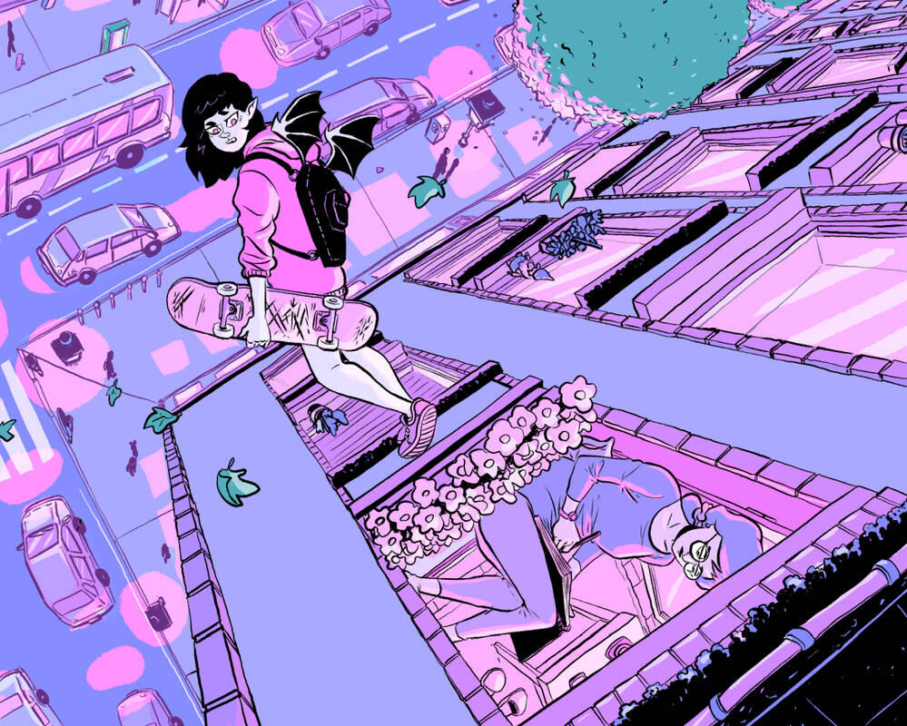 Another very early A bite of Pepper test illustration