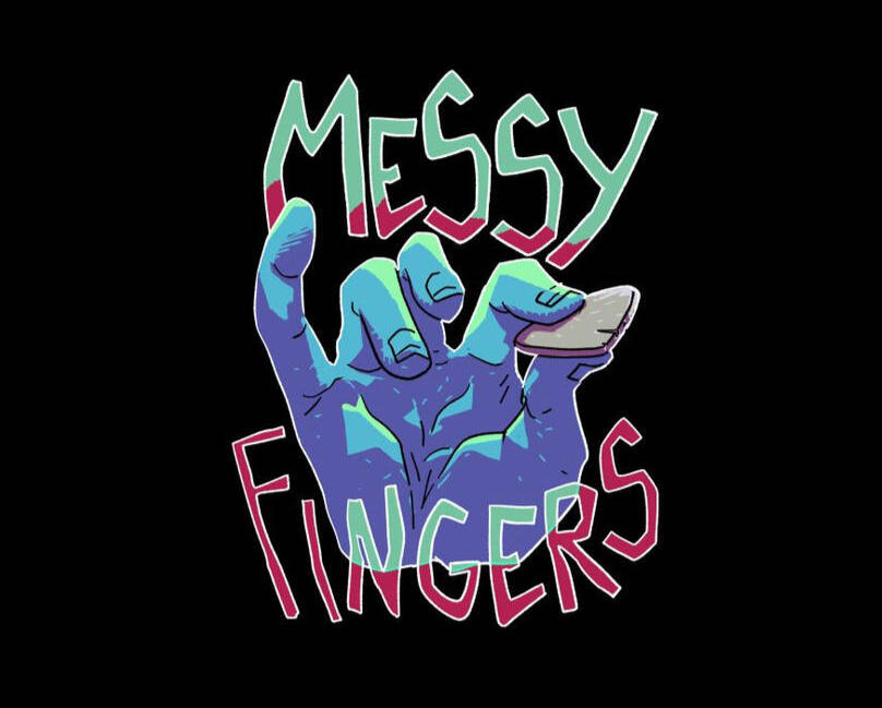Logo design for my friend's band, Messy Fingers